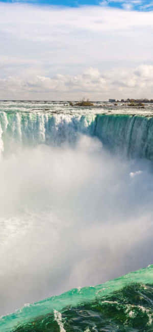 Iphone X Niagara Falls Background — Moto G77 Picha ya Ukuta