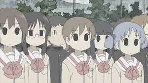 Nichijou Wanafunzi Wenye Rangi Zisizomvua