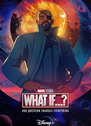 Nick Fury Marvel What If wallpaper — OnePlus Pad Picha ya Ukuta