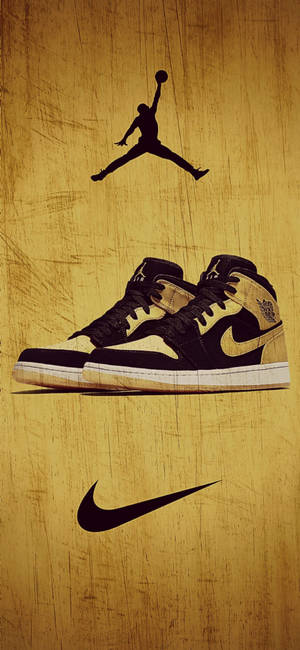 Nike Air Jordan Pollen wallpaper — iPhone 15 Picha ya Ukuta