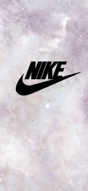 Nike Girl logo on moon surface wallpaper — iPhone 17 Picha ya Ukuta