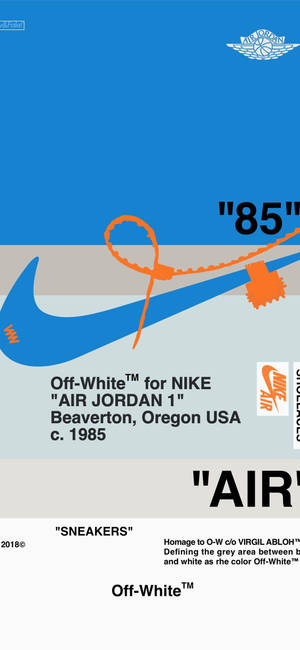 Nike iPhone Tiketi la Airplane — iPhone 13 Pro Max Picha ya Ukuta