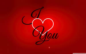 Ecard yenye matwi yenye kutaja "nina kuwa" kwa sherehe ya Valentine's Day. — 16:10 Picha ya Ukuta