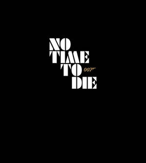 No Time To Die Katika Poster Nyeusi wallpaper — Vivo X Fold Picha ya Ukuta