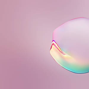 Note 10 pink water droplet wallpaper — Pixel Watch 4 Picha ya Ukuta