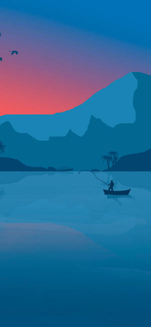 Note 10 Plus Machweo Baridi wallpaper — iPhone 15 Pro Max Picha ya Ukuta