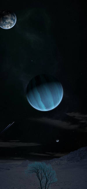 Note 10 Plus Outer Space wallpaper — iPhone 13 Pro Max Picha ya Ukuta