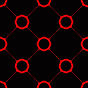 Nyekundu mduara wa asali wallpaper — Pixel Watch 5 Picha ya Ukuta