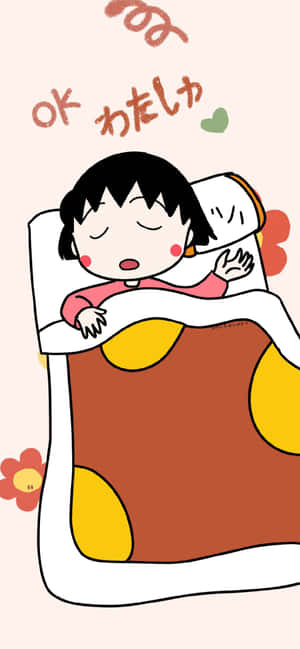 Nyuma ya Chibi Maruko Chan — Redmi Turbo 5 Max Picha ya Ukuta