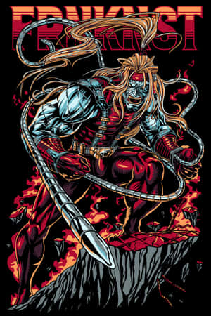 Mighty Omega Red in Action — Xiaomi Mix Picha ya Ukuta