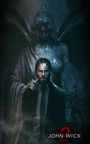 Cool HD artwork John Wick wallpaper — Galaxy Tab S10 Lite Picha ya Ukuta