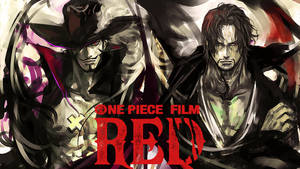 One Piece Film Red Shanks Na Mihawk — One piece Picha ya Ukuta