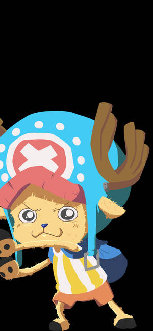 One Piece Phone Fluffy Chopper — iPhone X Picha ya Ukuta