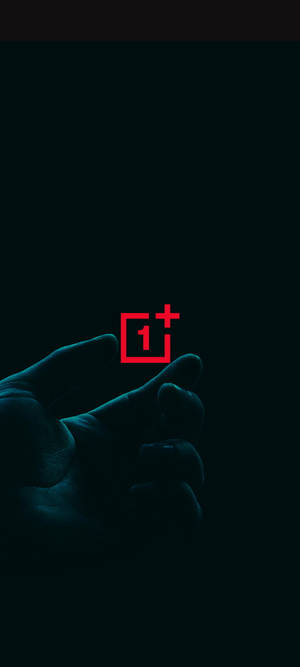 Oneplus Nord Logo With Hand — iPhone 12 Pro Max Picha ya Ukuta