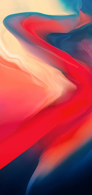 Tapeta ya Oneplus Smoky Warm Strokes — iPhone 17 Picha ya Ukuta