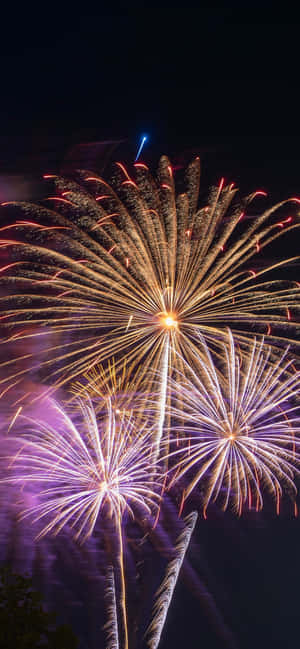 Fireworks Pictures — Nubia A76 Picha ya Ukuta