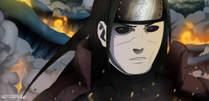 Mchoro wa Karibu wa Simu ya Hashirama — Anime simu Picha ya Ukuta