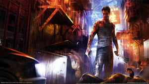 Mchezo wa Sleeping Dogs — Kucheza kwa ajili ya kuwa na dogo Picha ya Ukuta