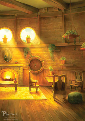 Hufflepuff Common Room wallpaper — OnePlus Pad 2 Pro Picha ya Ukuta