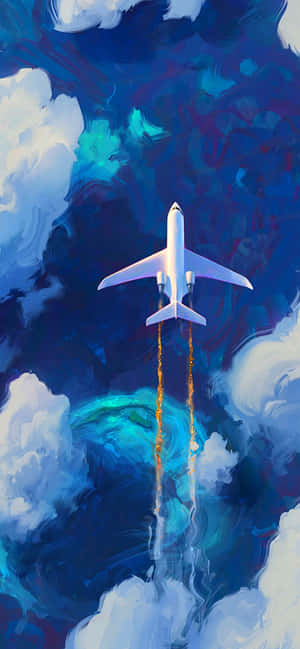 Iphone Xs Max Small Planes Background — Vivo S30 Picha ya Ukuta