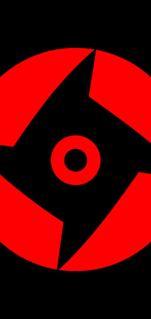 Minimalist Sharingan — Motorola Edge (2026) Picha ya Ukuta