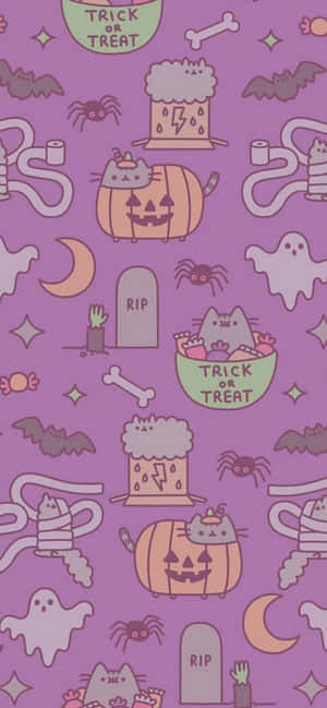 Pata roho ya Halloween na uonyeshe roho yako ya sherehe kwa picha hii ya kufurahisha ya iPhone! — Halloween iPhone Picha ya Ukuta