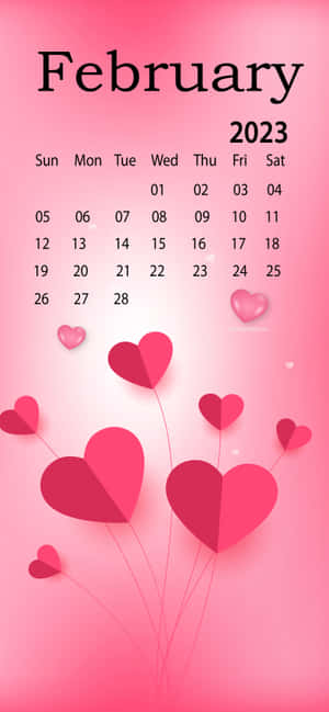 February Calendar — Vivo X500 Picha ya Ukuta