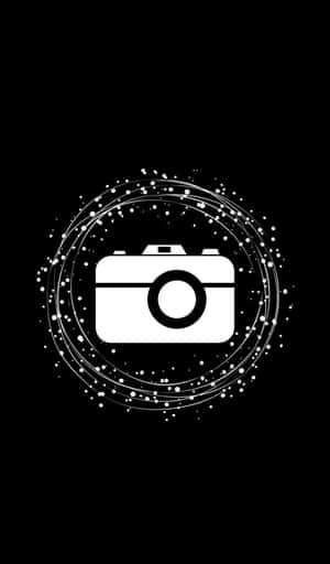 Mandhari ya Mweusi ya Instagram — Galaxy Tab A Picha ya Ukuta