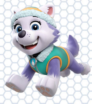 Paw Patrol Everest wallpaper — Vivo X Fold5 Picha ya Ukuta