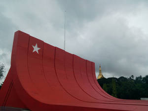 Martyrs Mausoleum Yangon City Wallpaper — 4:3 Picha ya Ukuta
