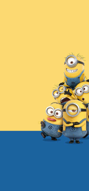 Minion background — Huawei Mate X Picha ya Ukuta
