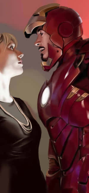 Pepper Potts Standing Strong — Motorola ThinkPhone 25 Picha ya Ukuta