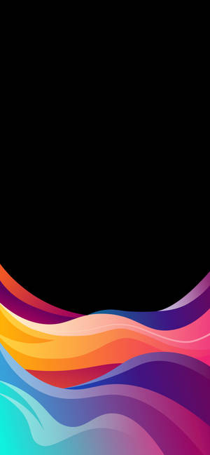 Tapeta la iPhone XR la mawimbi ya rangi ya pastel ya abstract — iPhone Xr Picha ya Ukuta