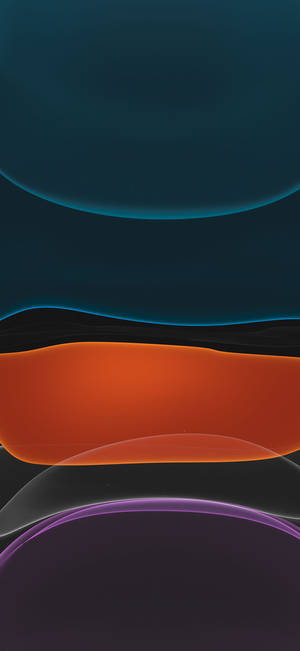 Blue orange purple wallpaper art for iPhone 11. — iPhone 11 Picha ya Ukuta