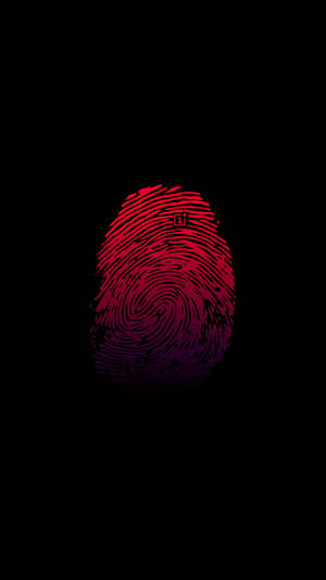 Oneplus Alama ya Kidole Nyekundu wallpaper