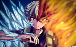 Picha ya Karibu ya Todoroki Mzuri wallpaper — Todoroki mzuri Picha ya Ukuta