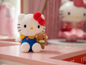 Picha ya Katuni ya Hello Kitty laini — Mrembo katuni Picha ya Ukuta
