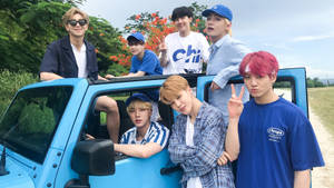 Picha ya Kikundi cha BTS Saipan wallpaper — Picha ya kikundi cha bts Picha ya Ukuta