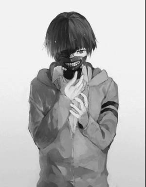 Picha ya Kupendeza ya Manga Boy Tokyo Ghoul — Wahusika wa tokyo ghoul Picha ya Ukuta