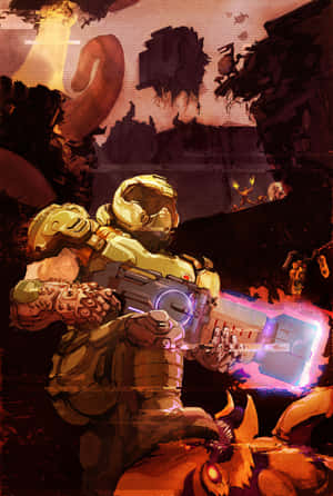 Doom background — Vivo Pad Picha ya Ukuta