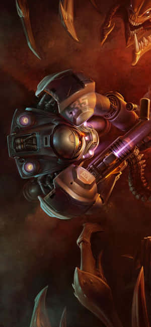 Iphone X Starcraft Ii Background — Vivo S50 Picha ya Ukuta