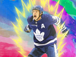 Picha ya Mitchell Marner Akiwa Super Saiyan — Dragon ball z GIF Picha ya Ukuta