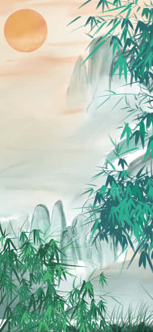 Chinese Bamboo — Xiaomi 17 Picha ya Ukuta
