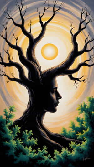 Tabia,Tabia 4k,Mahaba ya Tabia,Mandhari ya Tabia,Mti,Wazo,Sura,Abstract,Msitu,Mandhari ya Msitu,Machweo,Machweo Aesthetic,Silhouette,Rohani,Dunia — 1440x2560 Picha ya Ukuta