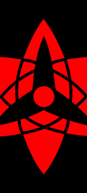 Minimalist Sharingan — Moto E14 Picha ya Ukuta
