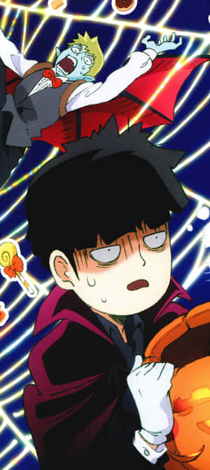 Mob Psycho pictures — Galaxy F07 Picha ya Ukuta