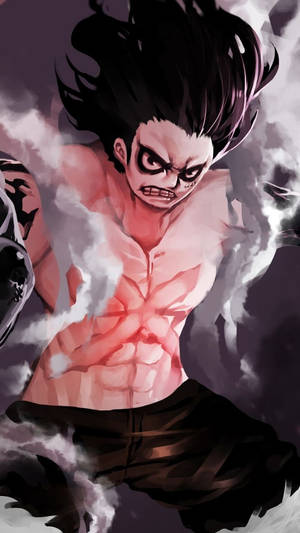Picha ya Wasifu ya Luffy Snakeman Anime — Luffy gia 4 Picha ya Ukuta
