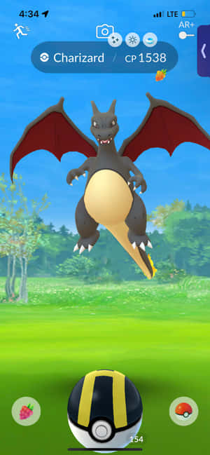 Picha za Charizard — Honor Win Turbo Picha ya Ukuta