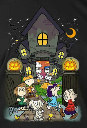 Picha za Charlie Brown za Halloween — Aesthetic ya Halloween ya kuwa mrembo Picha ya Ukuta