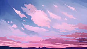 Picha za Kipepezi za Anime Pink — Pink anime aesthetic Picha ya Ukuta